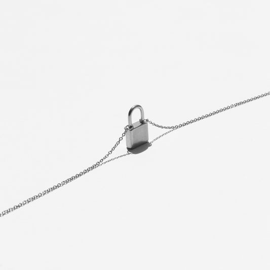 The Love Lock Necklace | Silver